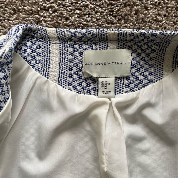 💼Like New Adrienne Vittadini Tweed Blazer, Long Sleeve, Full Zip - Picture 9 of 10